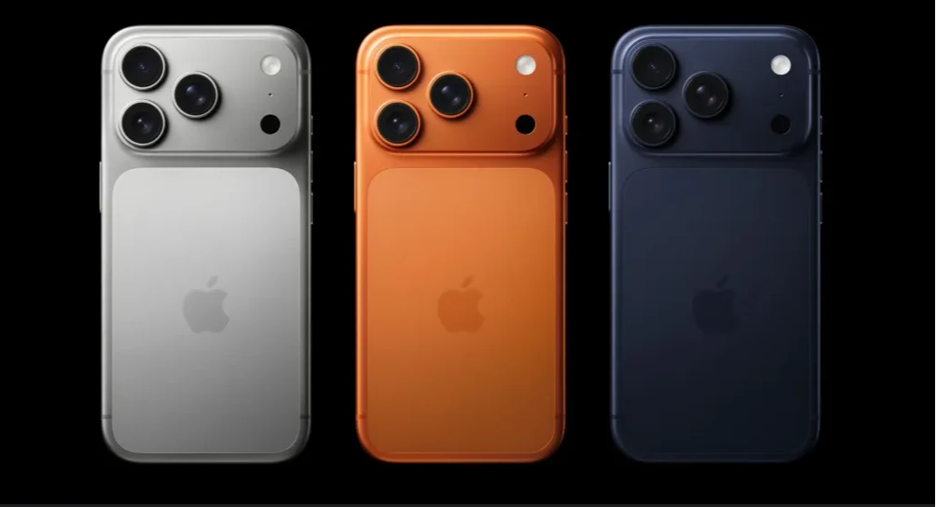 iPhone17 Pro搶攻演唱會神機,其中「愛馬仕橘」吸引眾人目光。取自蘋果官網