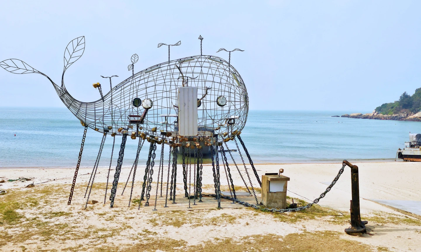 馬祖國際藝術島作品「海就是我的陸」。長汎假期提供