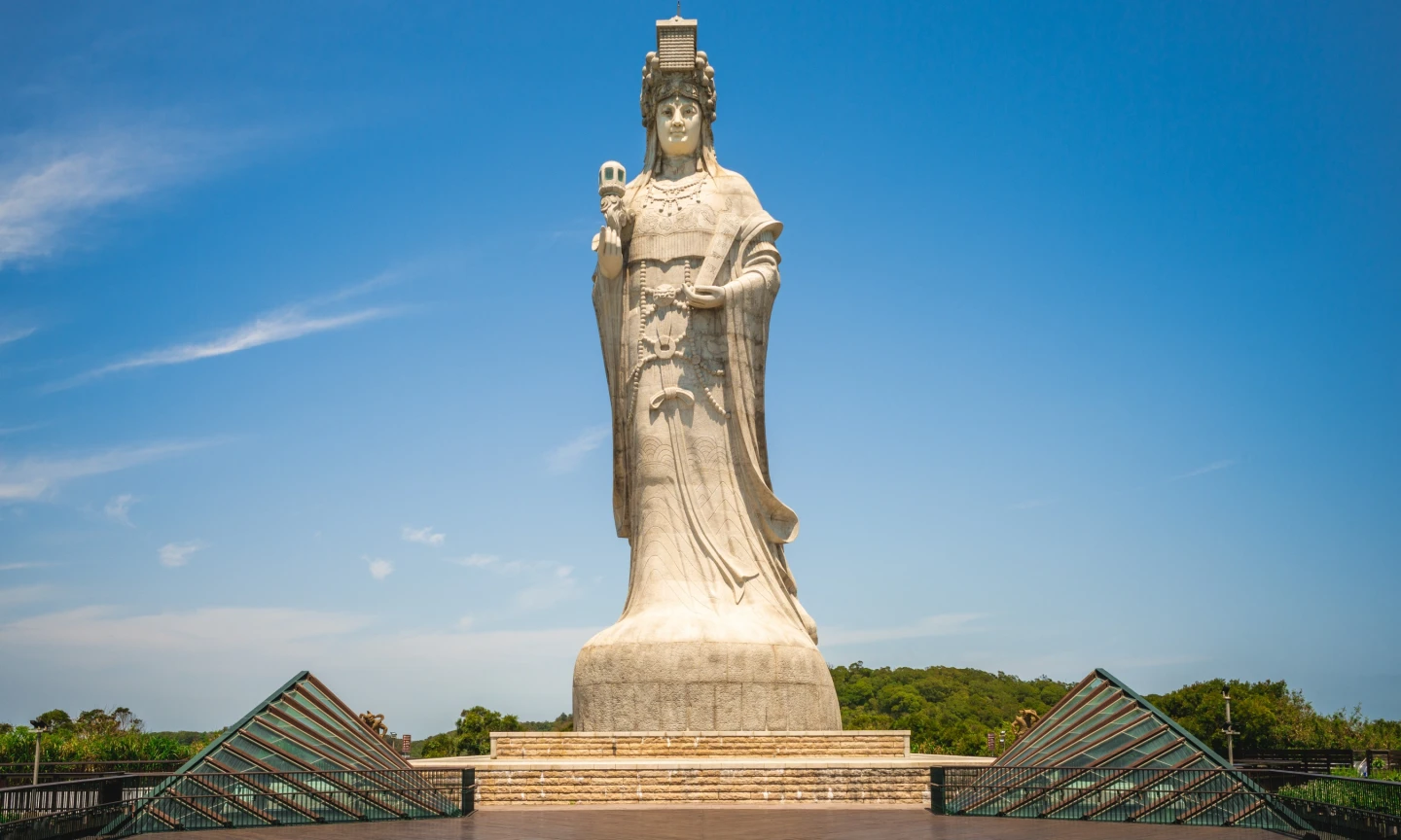 馬祖景點媽祖巨神像。長汎假期提供