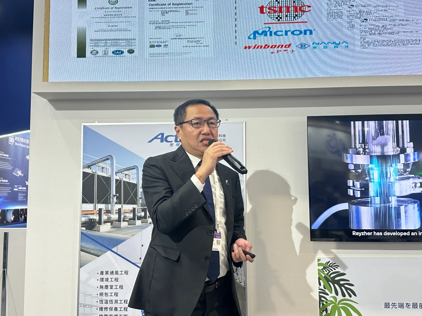 銳澤總經理周谷樺。蕭文康攝
