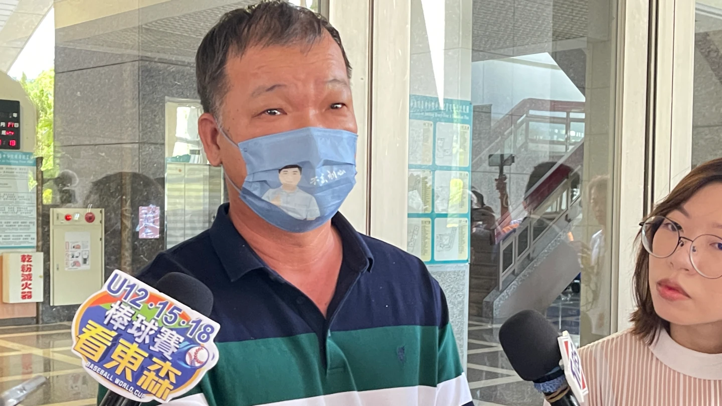 顏寬恒前助理林進福今天到庭聽判,得知二審駁回上訴,大聲喊冤。王煌忠攝