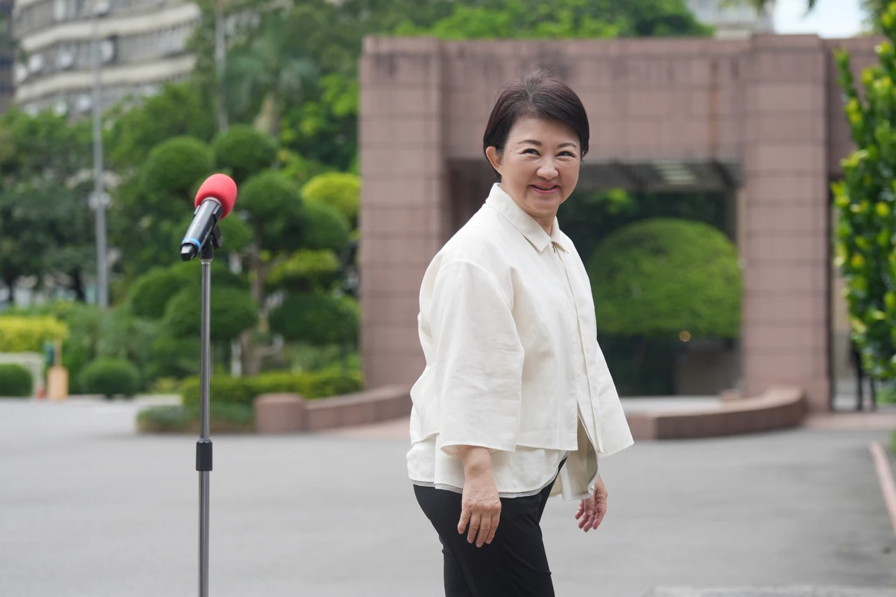 台中市長盧秀燕婉拒參選黨主席,引爆主席選舉戰國時代 。陳卓邦攝