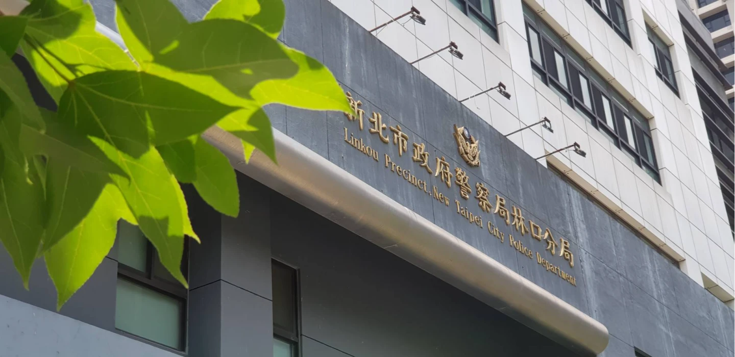 輔大醫院今天下午前往林口分局報案。曾伯愷攝