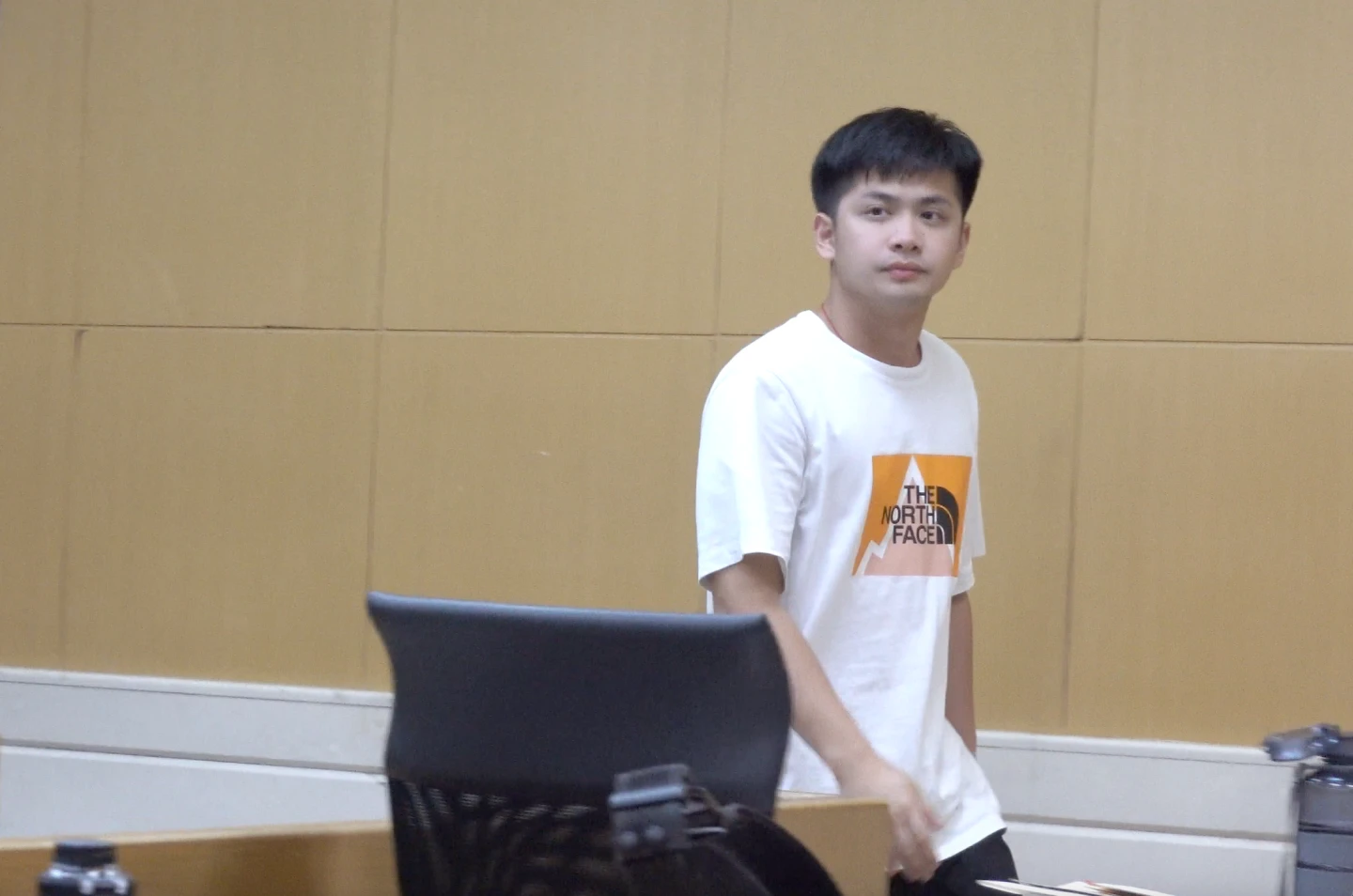 龔益霆涉性侵,晚間以100萬元交保。丁牧群攝