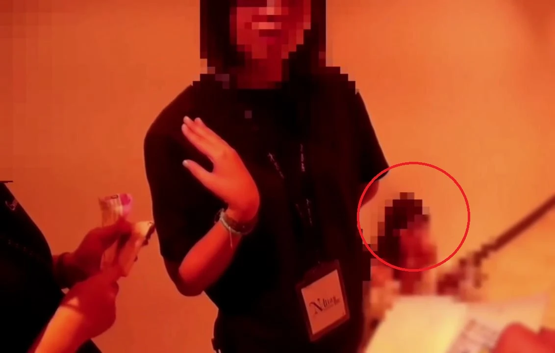 日籍女子持偽造「台灣居留證」看中島健人演唱會,警依法帶回查辦。翻攝畫面