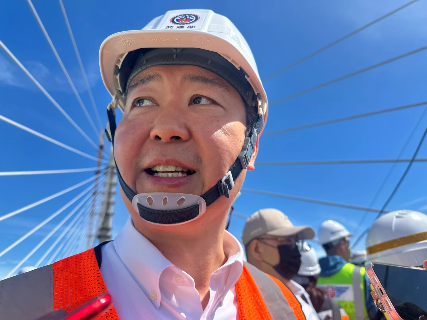交通部長陳世凱。陳怡文攝