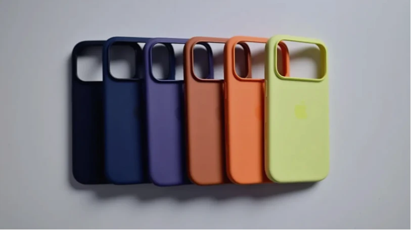 iPhone 17的矽膠保護殼。取自Appleinsider影片