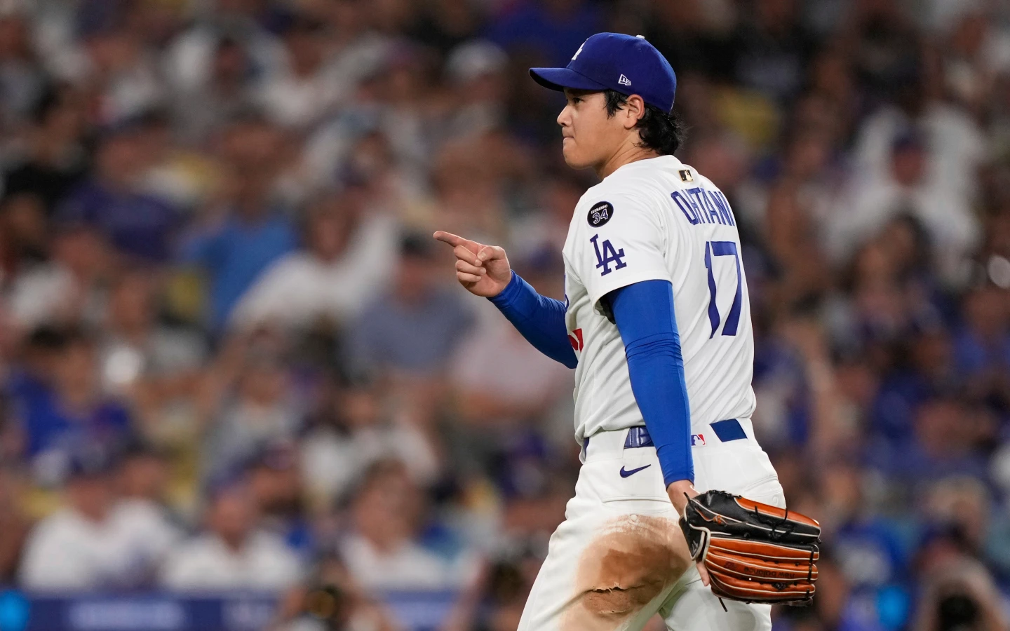 道奇隊大谷翔平9月17日再度展現「二刀流」。美聯社