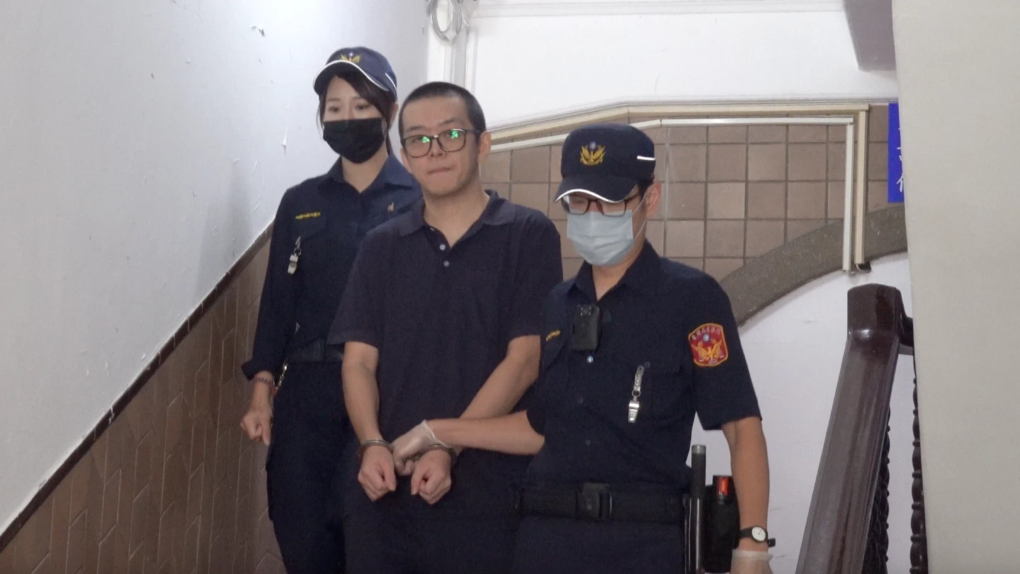 家暴慣犯黃明嵩今被提解到高院出庭。丁牧群攝
