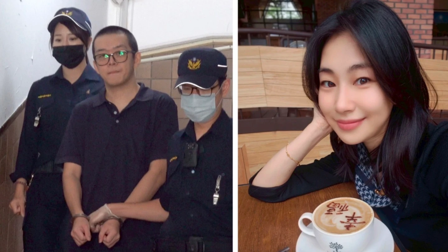 國訓中心教練黃明嵩(左,丁牧群攝)對前女友劉若苗(右,劉若苗提供)施暴,遭高院羈押今出庭。