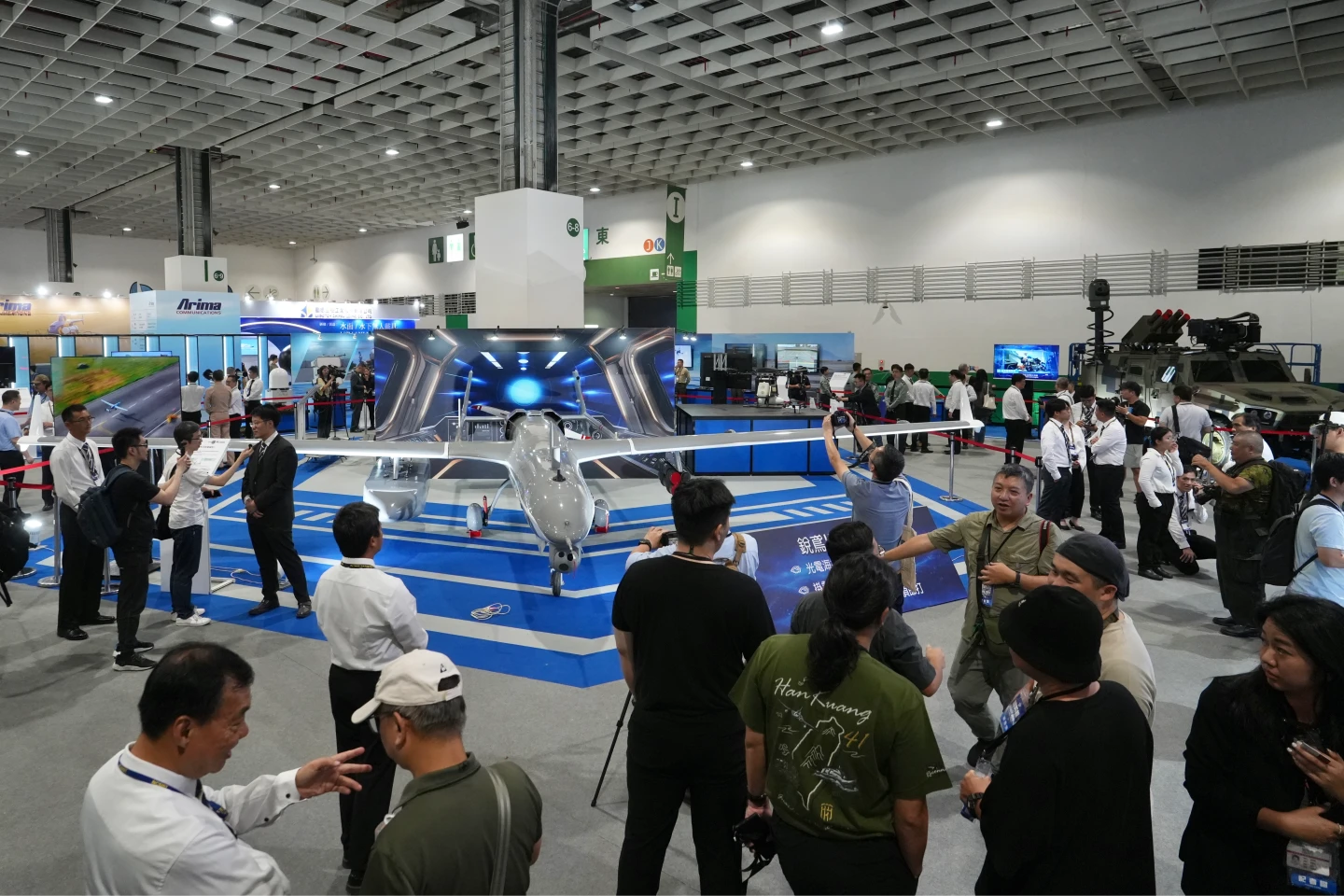 國防展明日致20日將在台北南港展覽館1館登場。林林攝