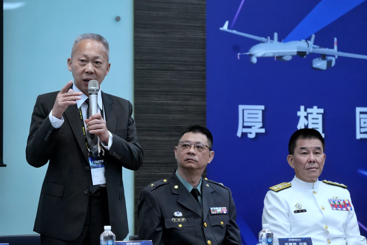 中科院長李世強表示,強弓飛彈已經量產。林林攝