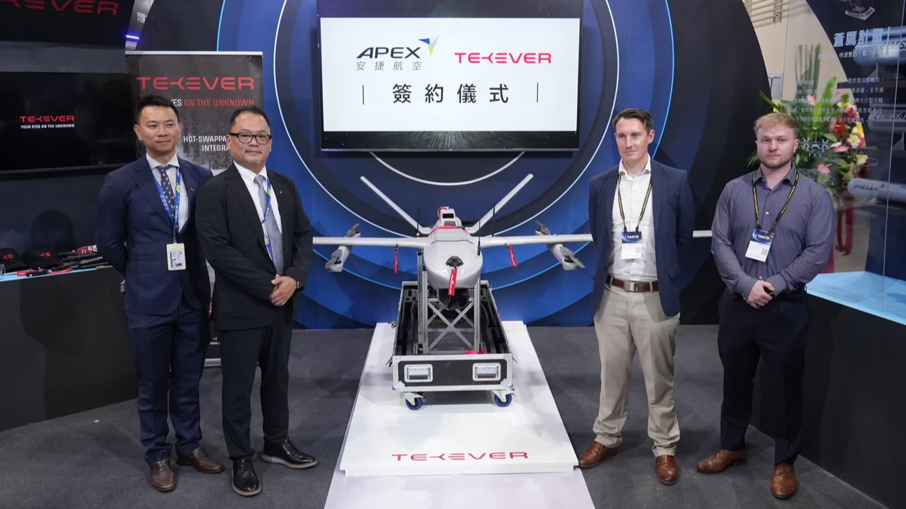 台北航太展｜安捷航空攜手TEKEVER　打造無人機與有人機協同作戰