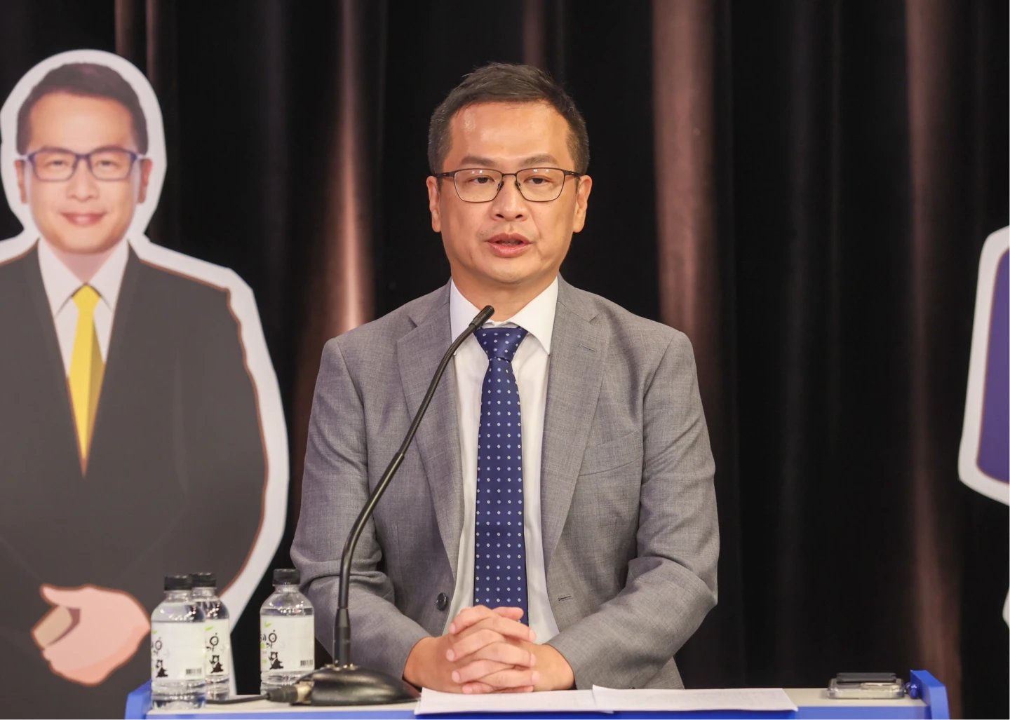 羅智強喊團結不是用說的。中國時報提供