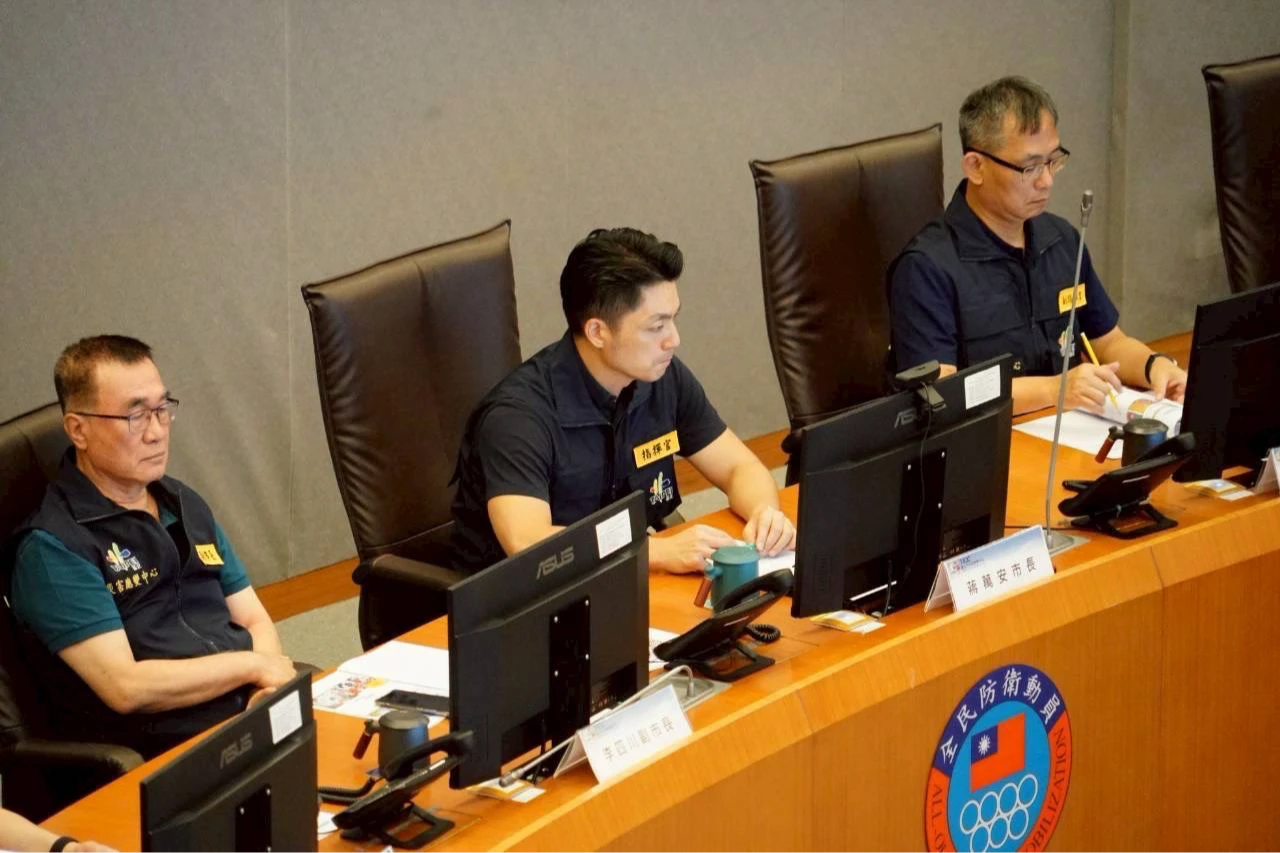 蔣萬安:台北市區陣風可能達到8級至9級。北市府提供