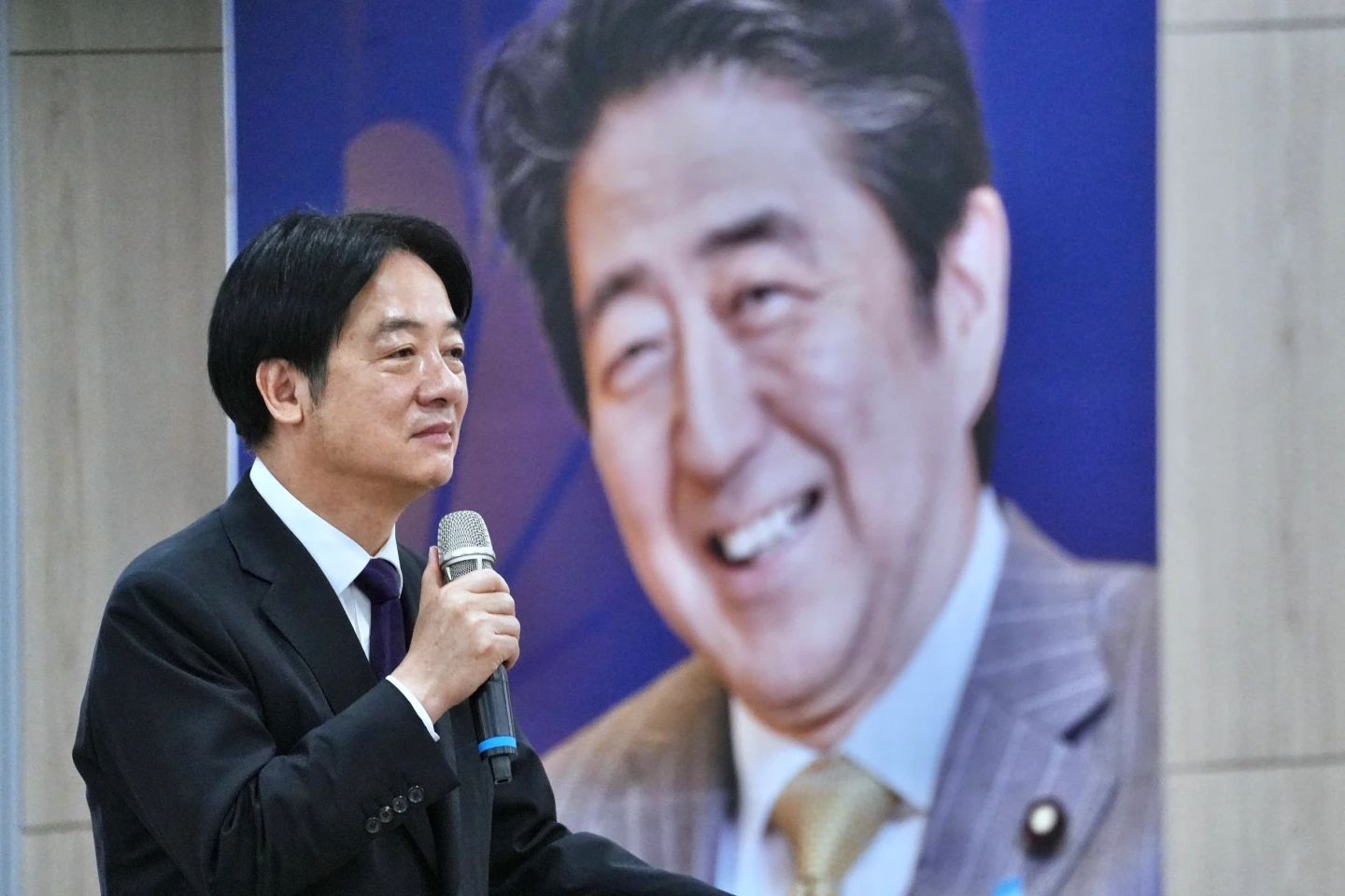 賴清德:安倍晉三先生不僅是日本傑出的政治家,也是台灣的好朋友。林林攝