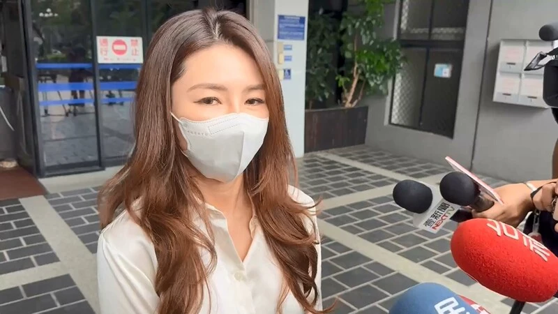 徐培菁出庭控檢察官張時嘉不當訊問。中央社
