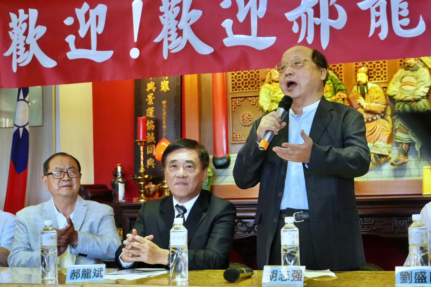 籲郝龍斌放大胸懷!胡志強:將來副主席、秘書長,納入6名候選人。林林攝