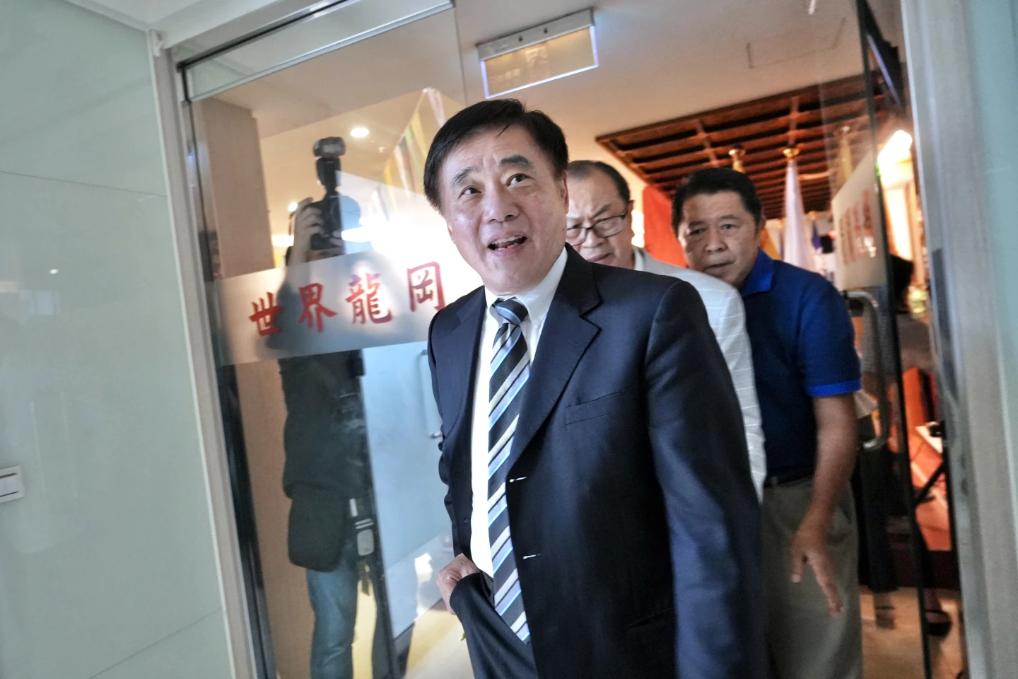 郝龍斌登記參選國民黨主席。林林攝