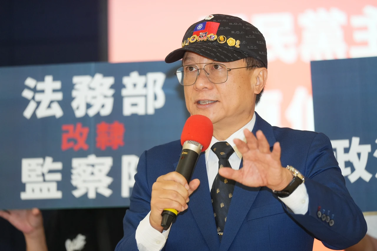 卓伯源點名朱立倫:要封殺特定候選人,黨主席可以這樣做嗎?李柏毅攝