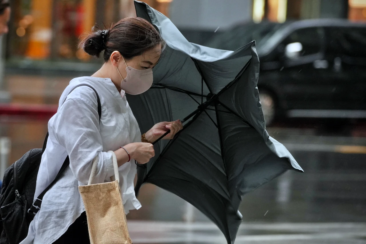 白天降雨熱區仍在大台北山區、基隆北海岸、宜蘭地區。林林攝