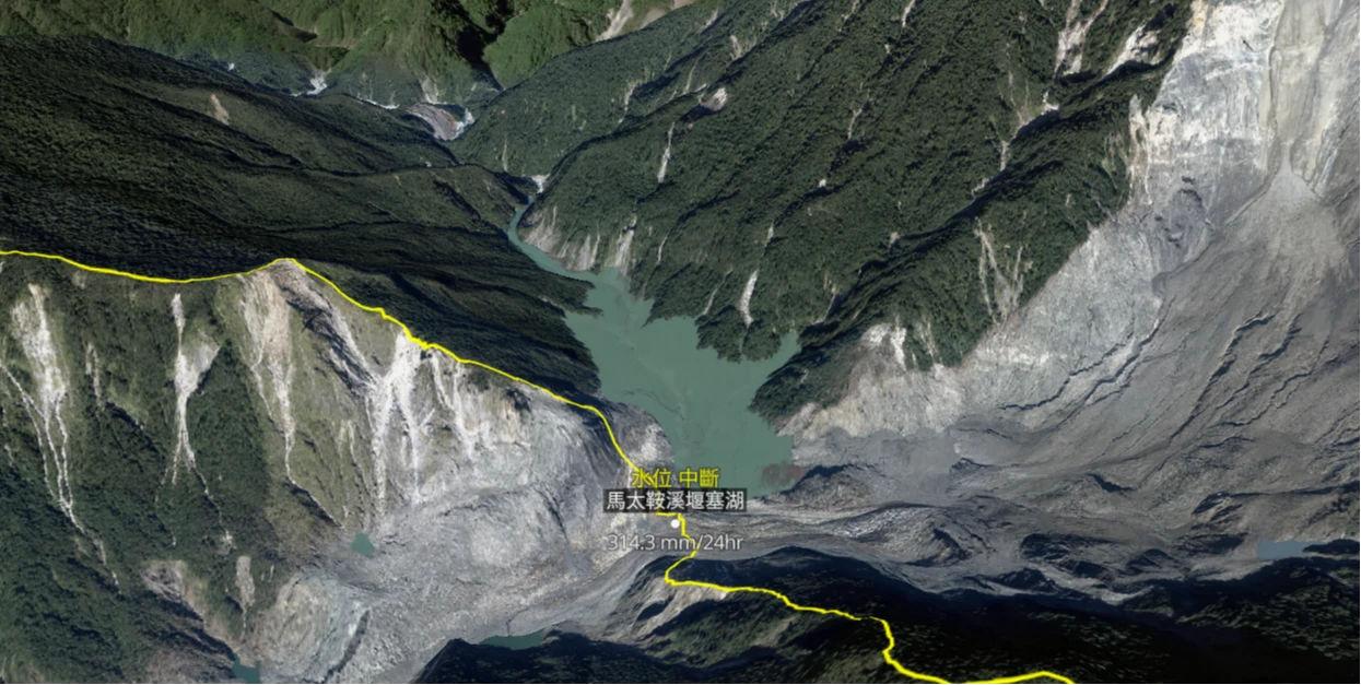 水還沒流完！馬太鞍堰塞湖1/4水體未流出　為何不炸湖、抽水原因曝光