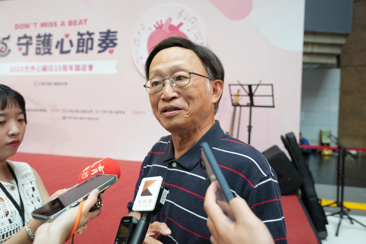 林俊立指出,台灣救護系統很強,台北市、新北市救護車平均7分鐘就會抵達現場。葉志明攝
