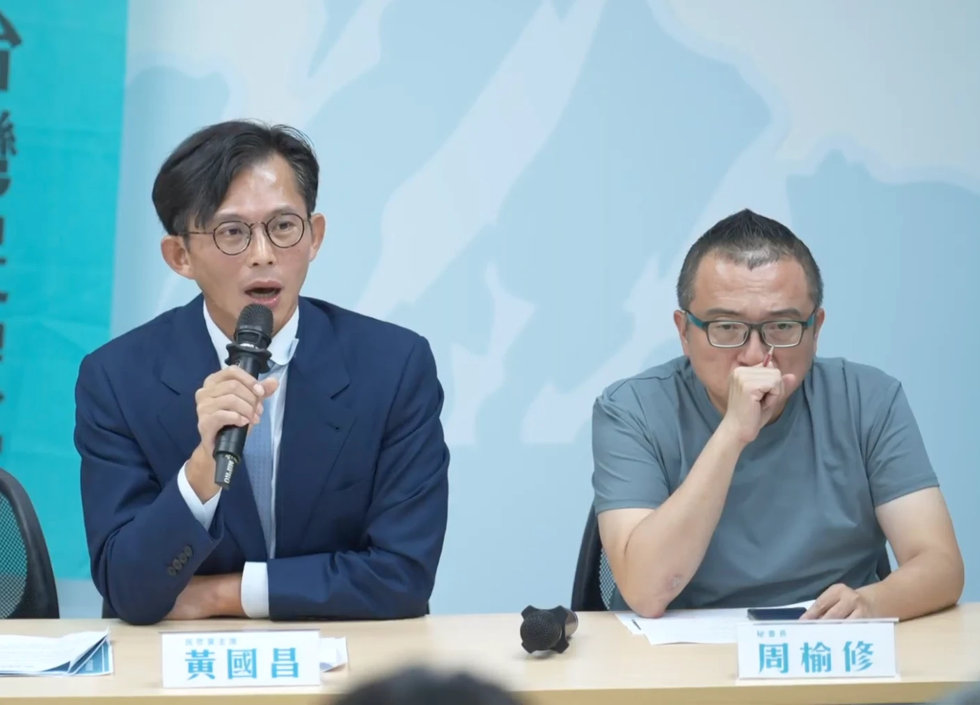 黃國昌公告民眾黨2026首波提名區域。許皓婷攝