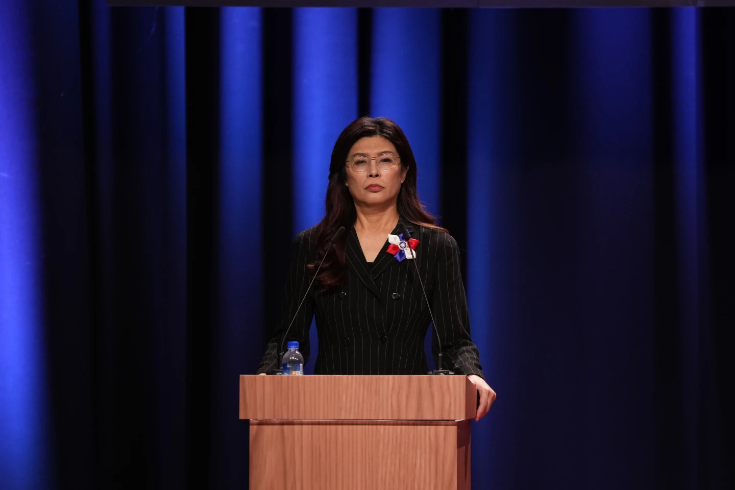 國民黨主席候選人鄭麗文被爆邀吃狗肉。TVBS提供