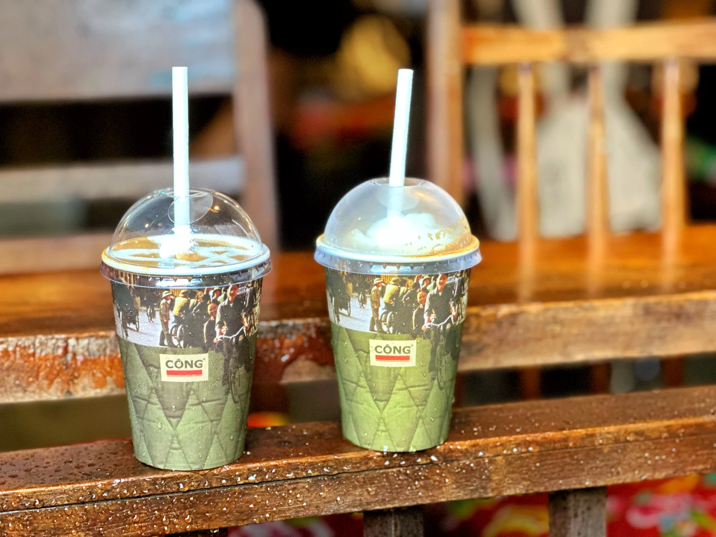 必喝「椰子咖啡冰沙」12oz 59000越南盾(台幣68元)、14oz 69000越南盾(台幣80元)。劉沛妘攝