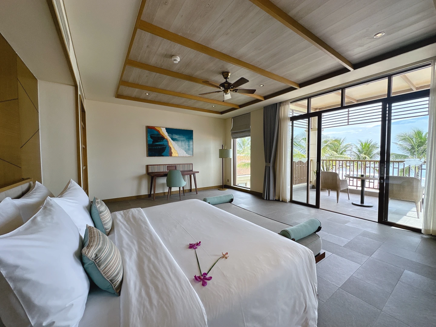 別墅臥室。劉沛妘攝