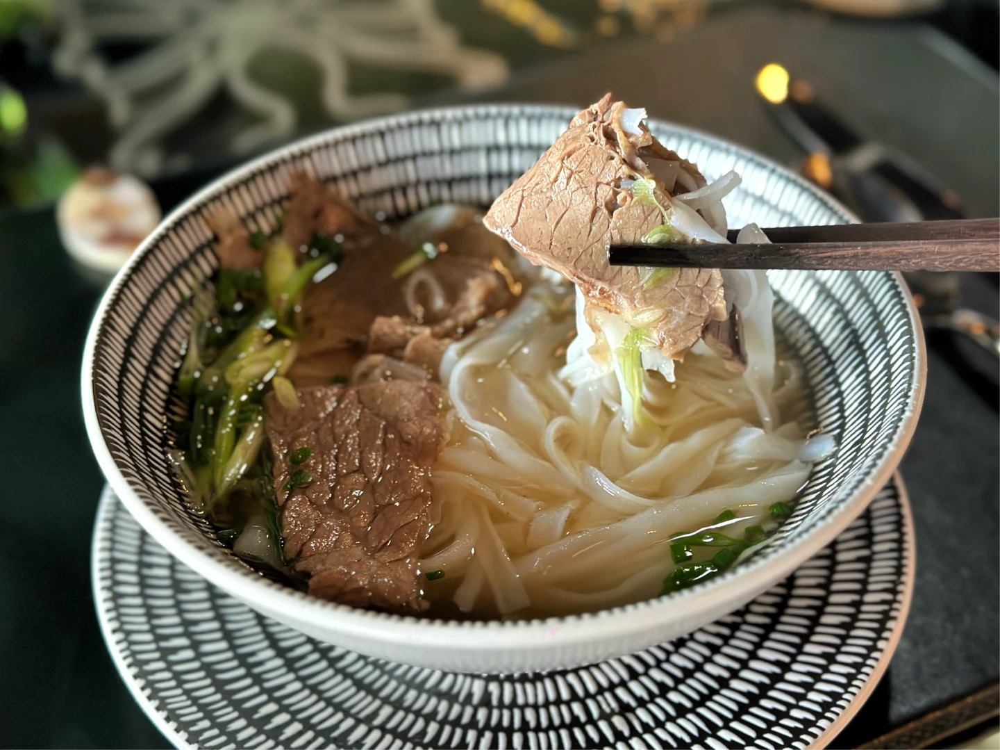 早餐吃得到現煮越南河粉。劉沛妘攝