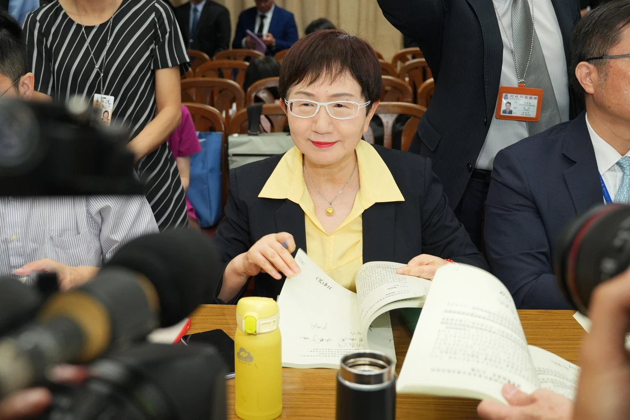 財政部長莊翠雲。李柏毅攝