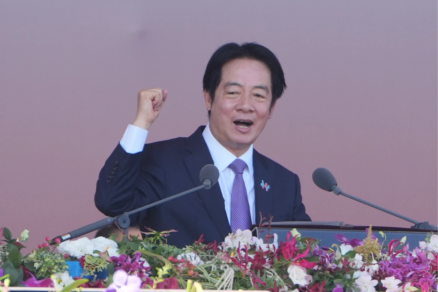 總統賴清德發表任內第二次的國慶演說。陳卓邦攝