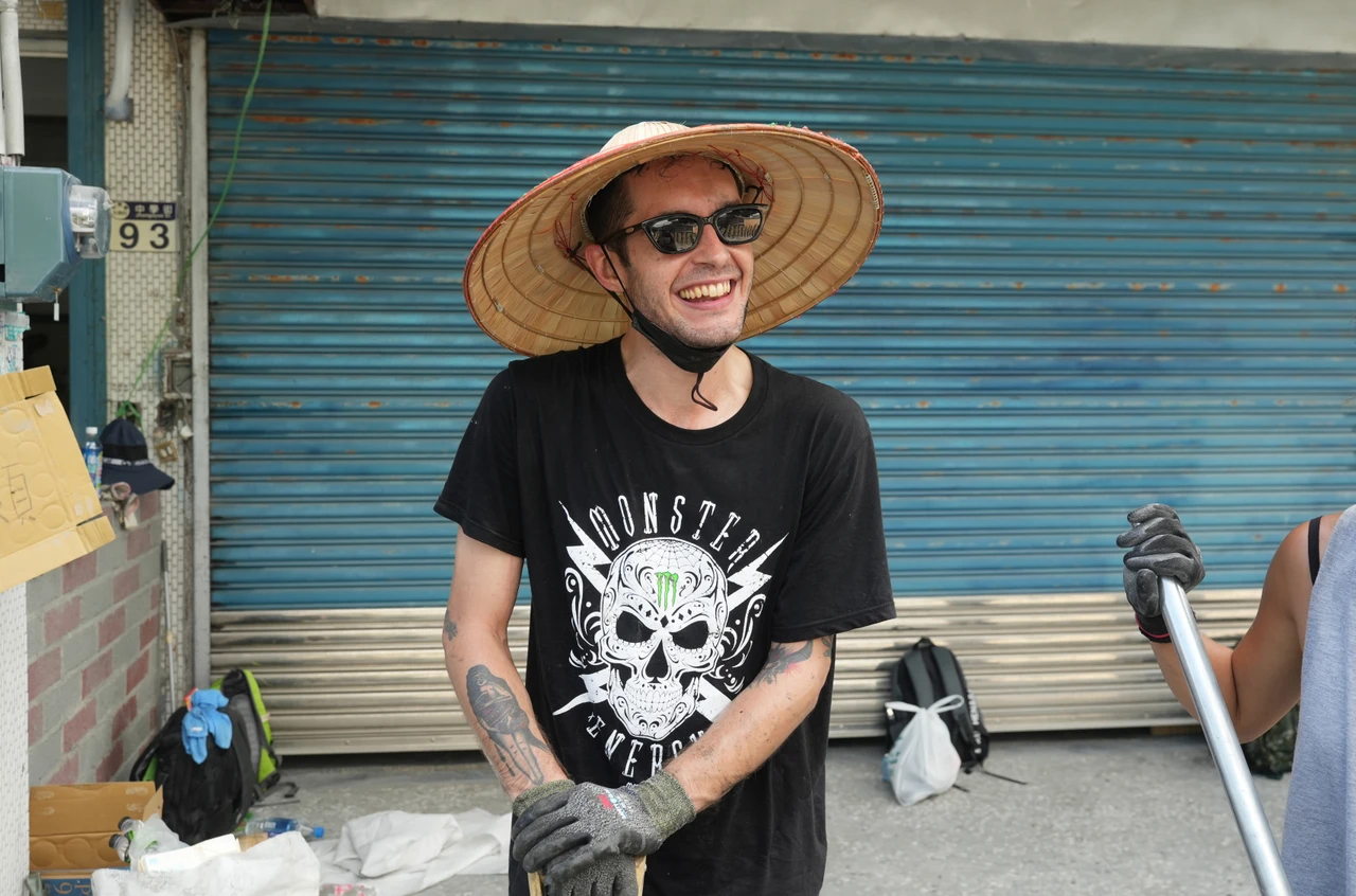 住在台灣約2年半的Pei,覺得花蓮很漂亮,很喜歡花蓮。梁建裕攝