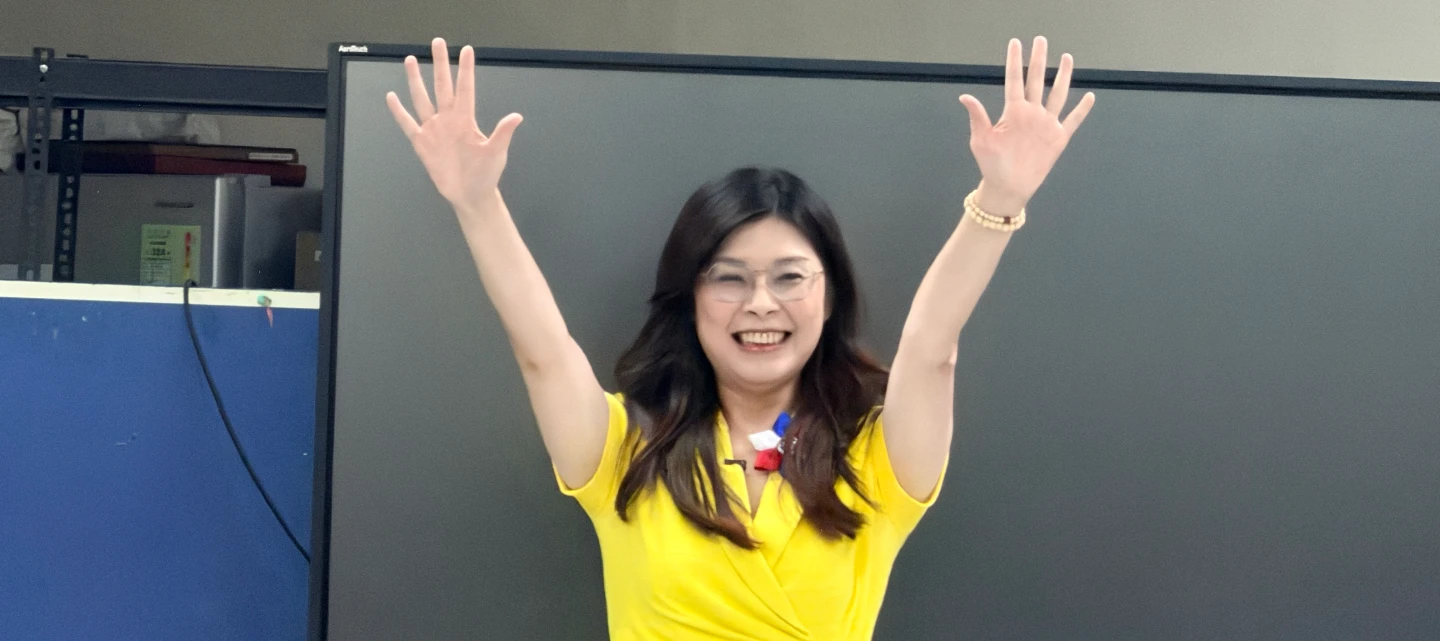 國民黨主席候選人鄭麗文今到鶯歌爭取黨員支持。蘇柏銓攝