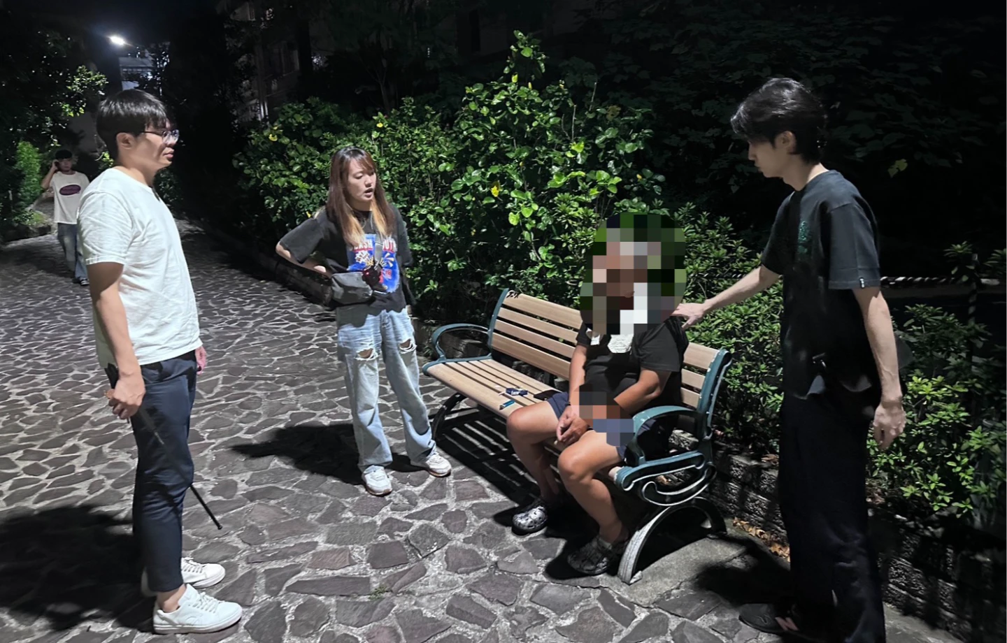 男子逆向撞死人後,就醫時搭車落跑,警方晚間在北市公園逮人。翻攝畫面