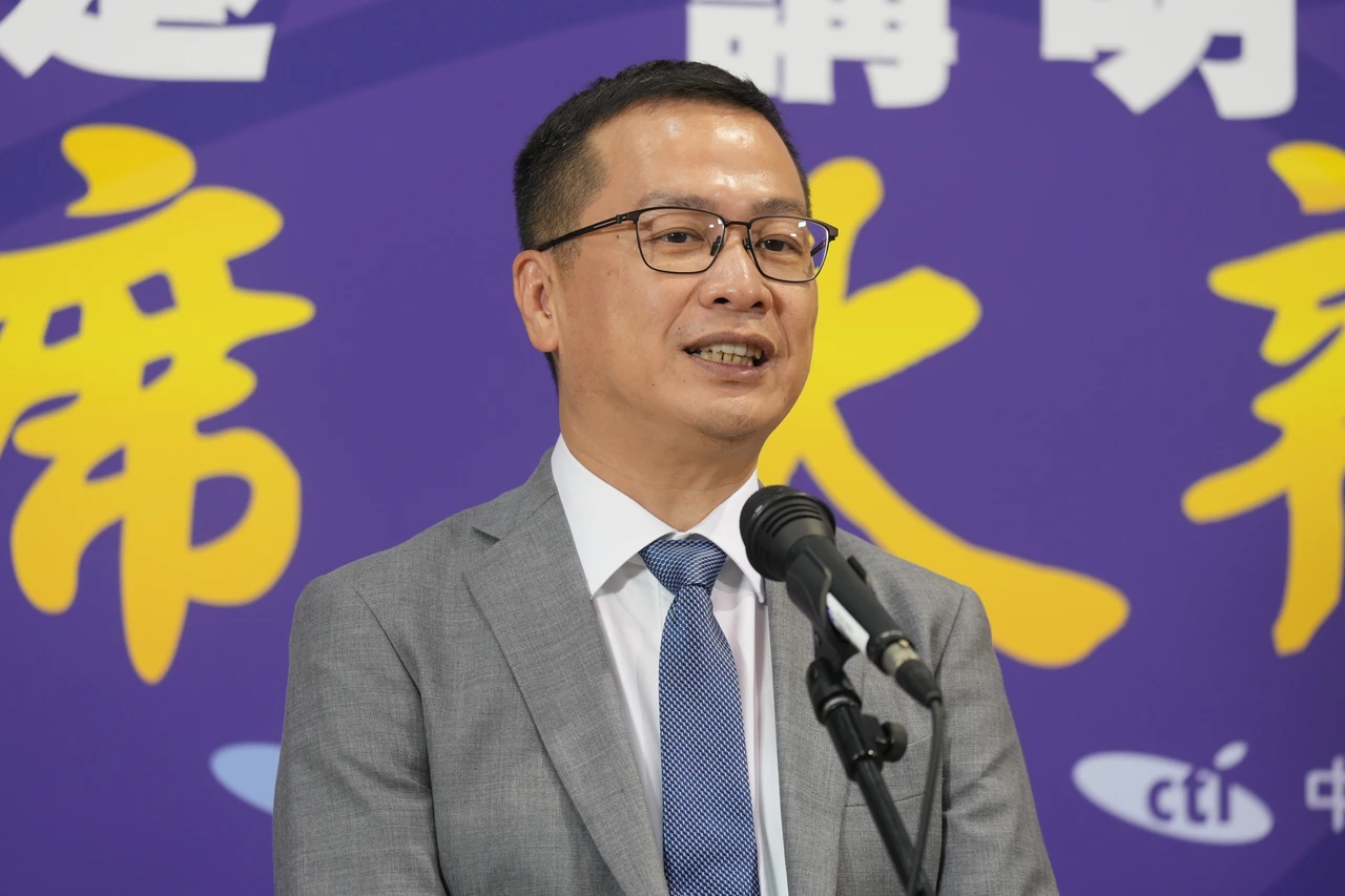國民黨主席候選人羅智強。陳卓邦攝