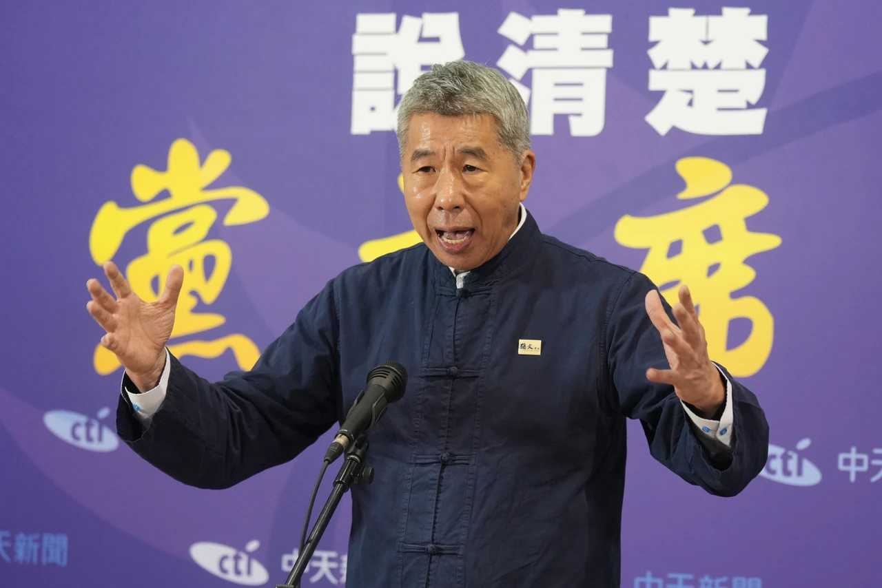 國民黨主席候選人張亞中。陳卓邦攝