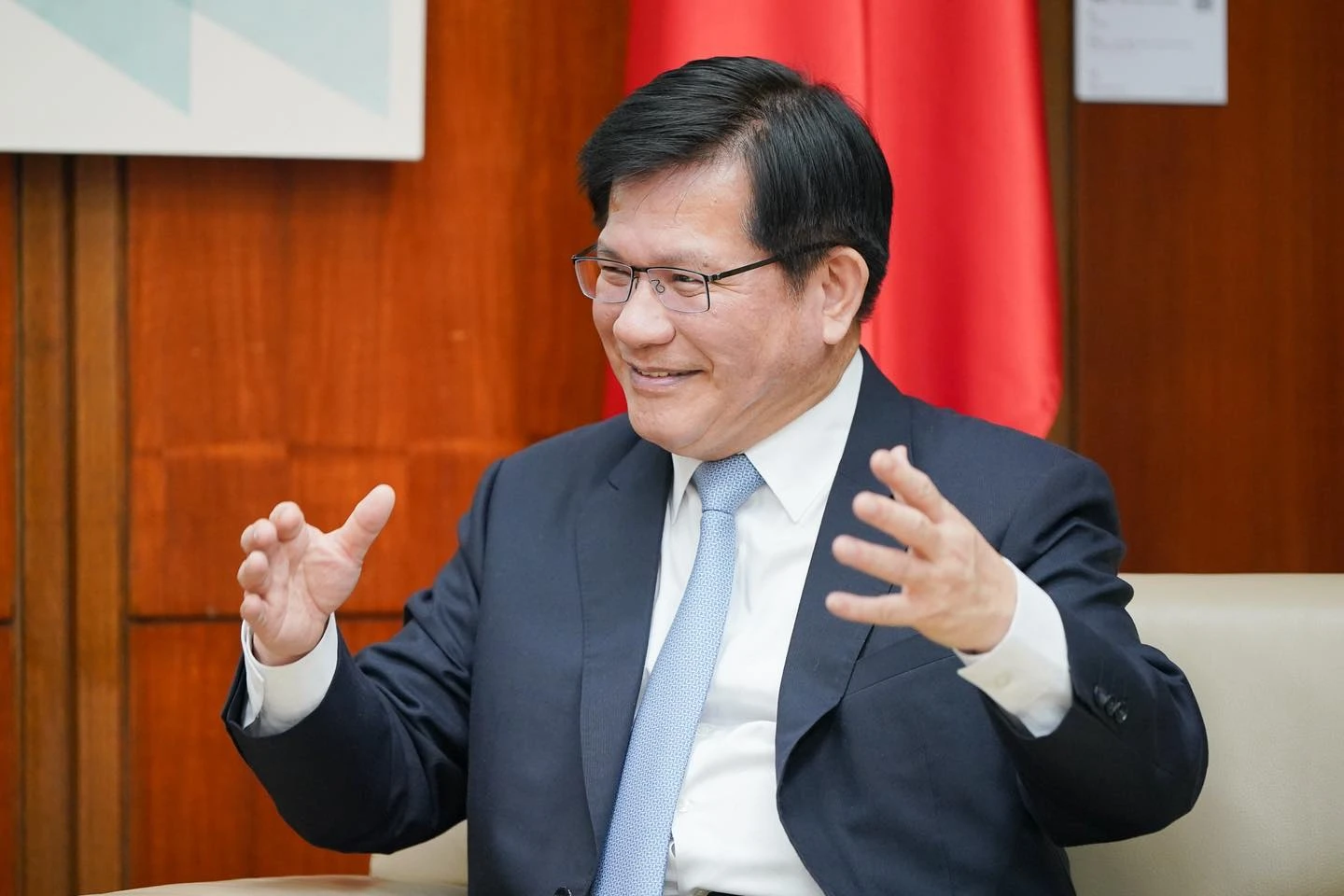 林佳龍期待台灣跟歐洲共同建立半導體產業生態系。取自林佳龍臉書