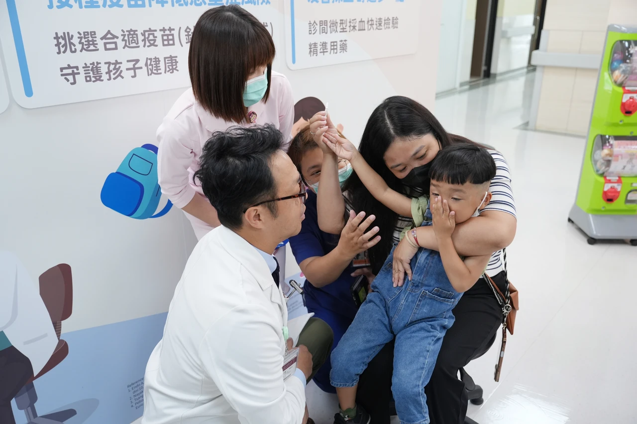 門診微量抽血結果,可讓醫師參考是否需要開立抗生素、轉診等。葉志明攝