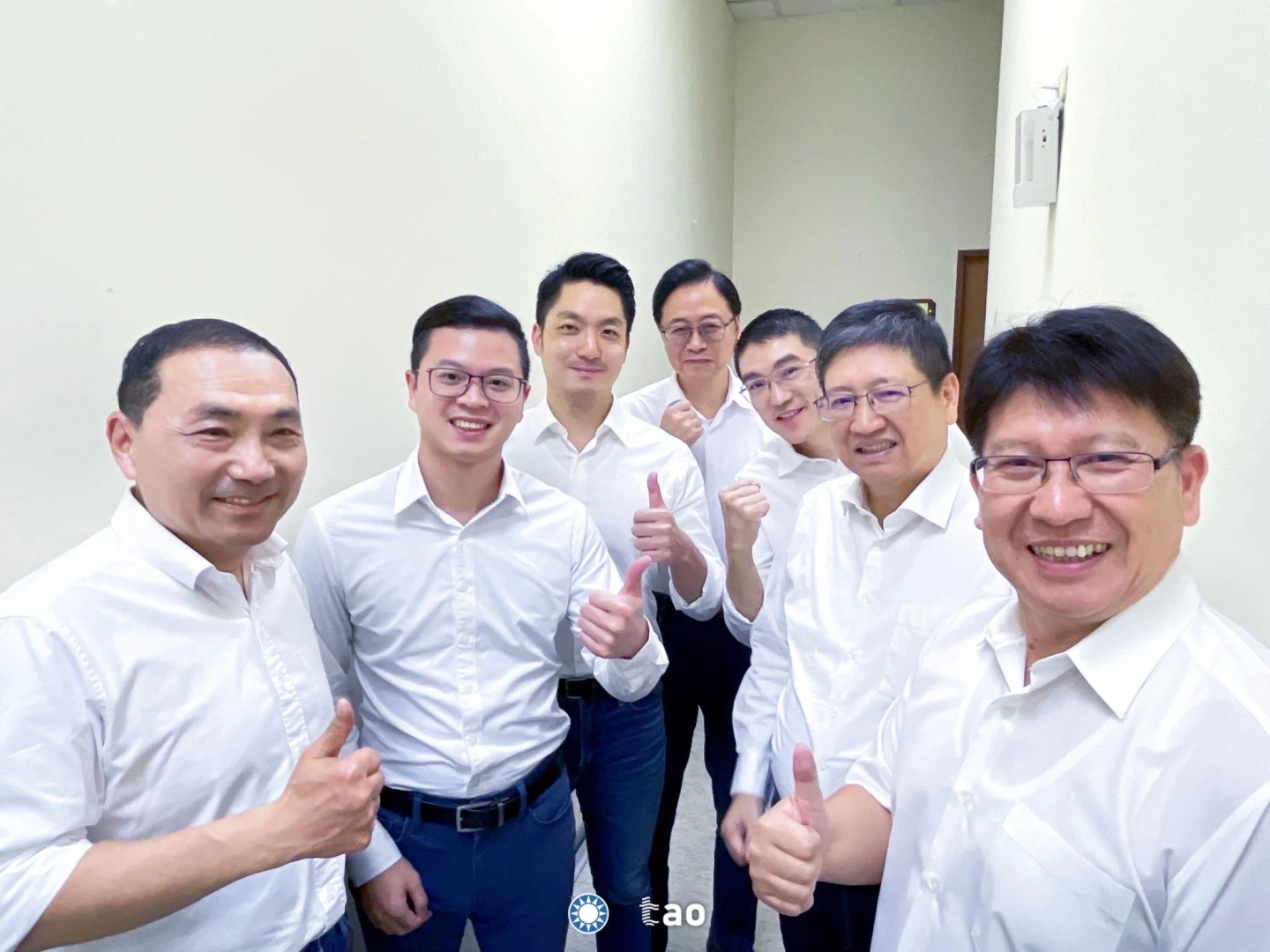 國民黨主席朱立倫嫡系子弟兵凌濤表態,挺中間藍。凌濤辦公室提供