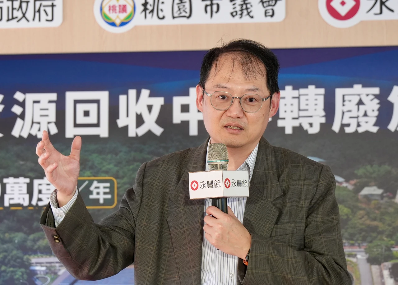 能源署副署長吳志偉出席龜山水資源回收中心ROT沼氣發電商轉啟用儀式。梁建裕攝