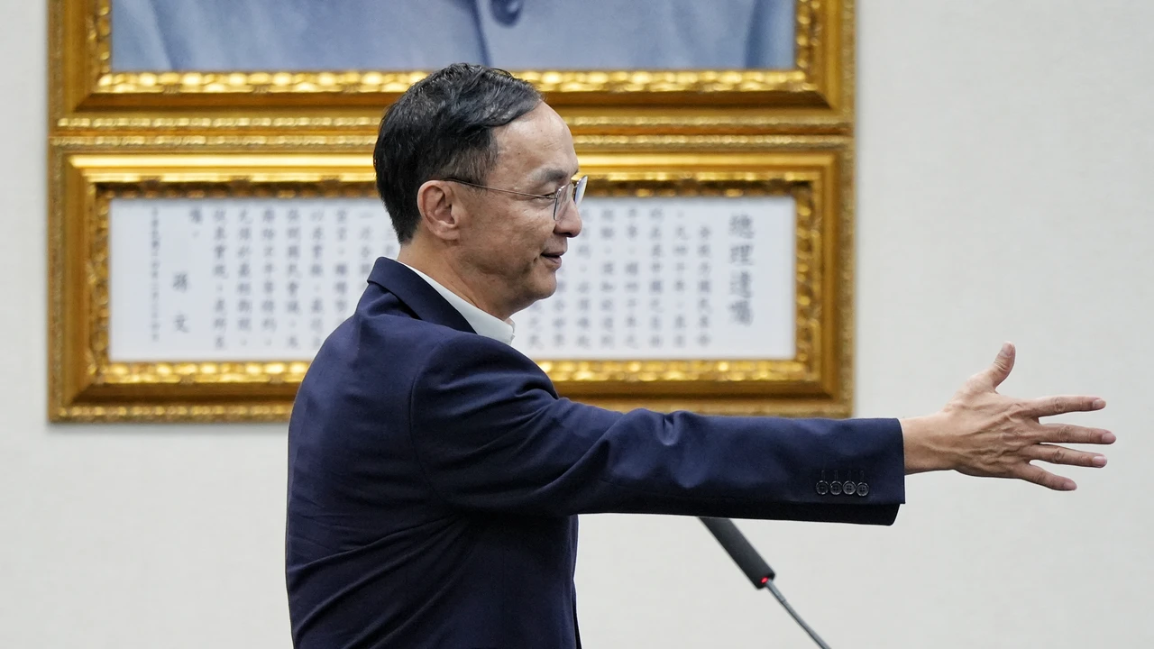 國民黨主席朱立倫。葉志明攝