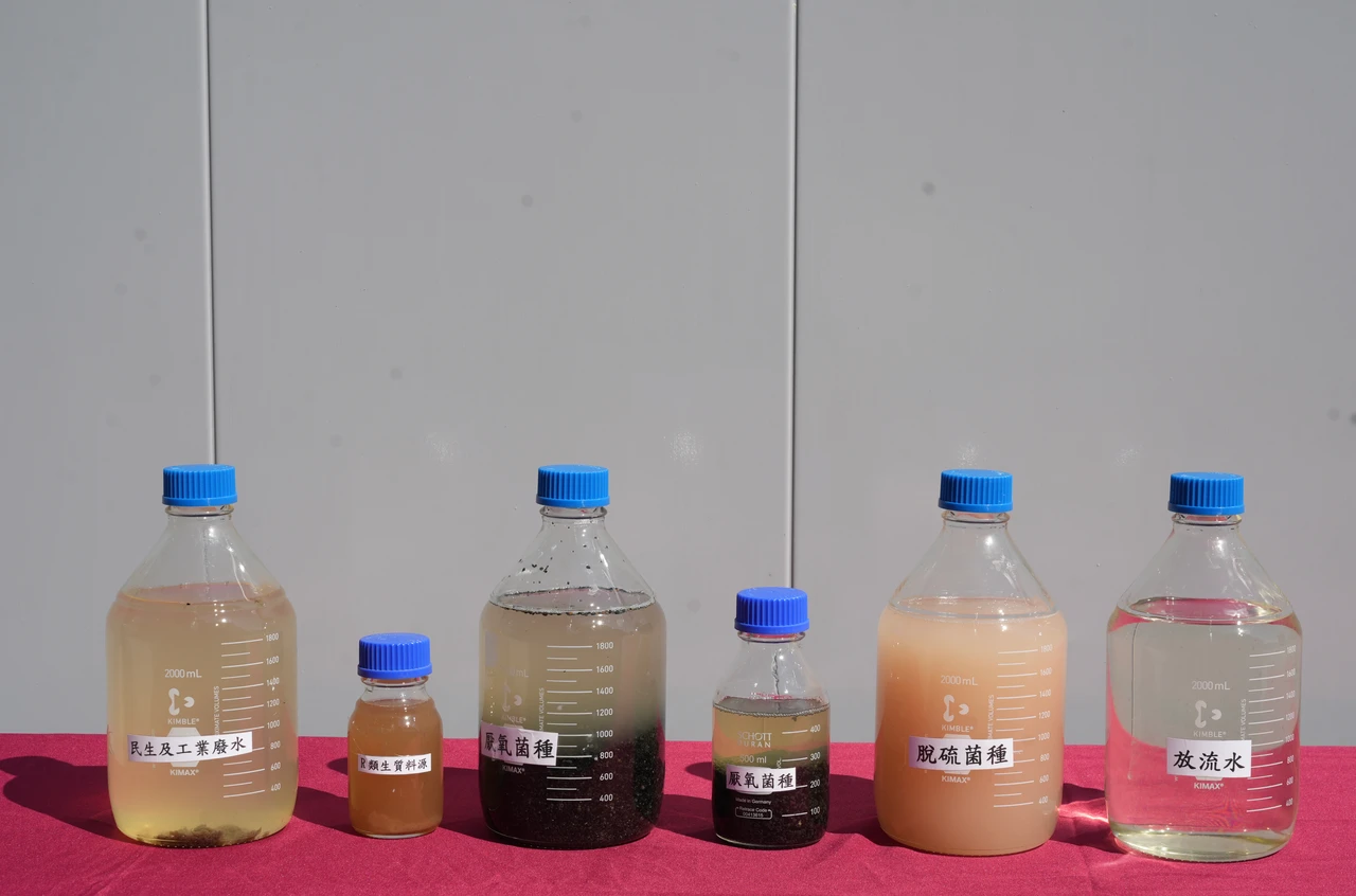 永豐餘將廢水處理為符合國家放流水標準。梁建裕攝