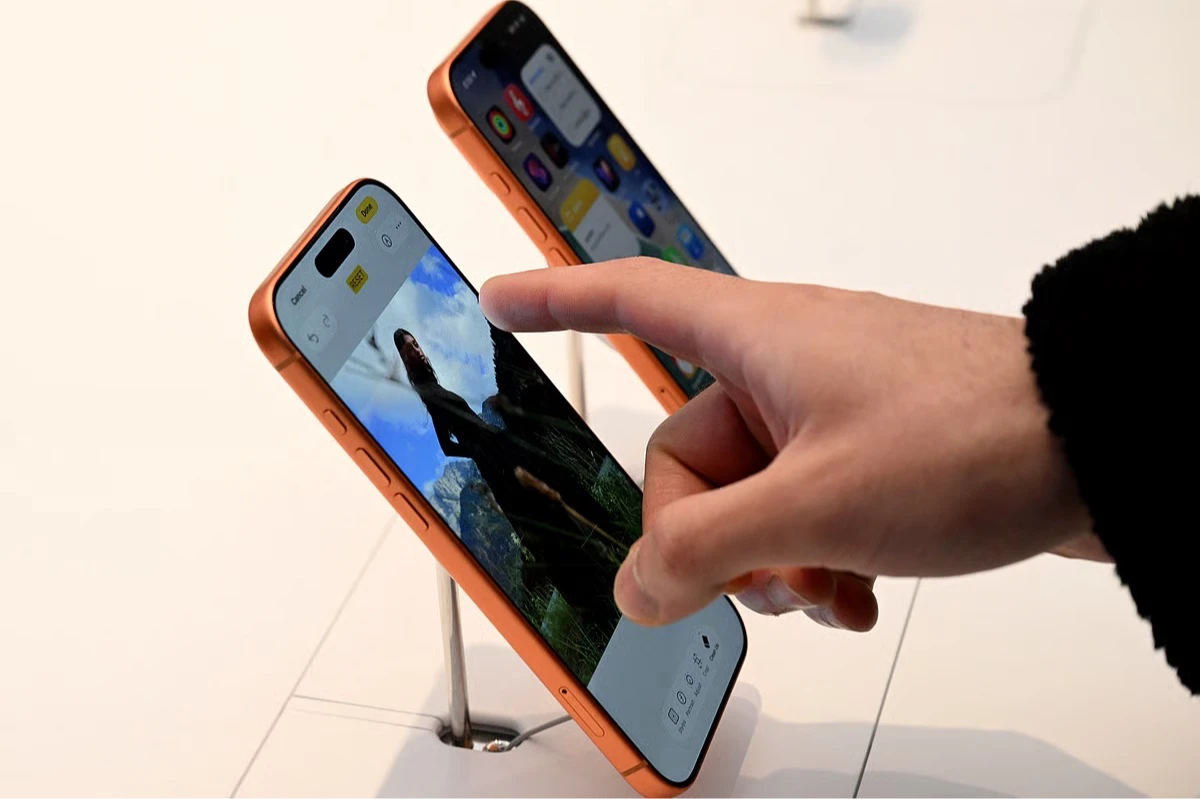 宇宙橙iPhone 17 Pro。法新社