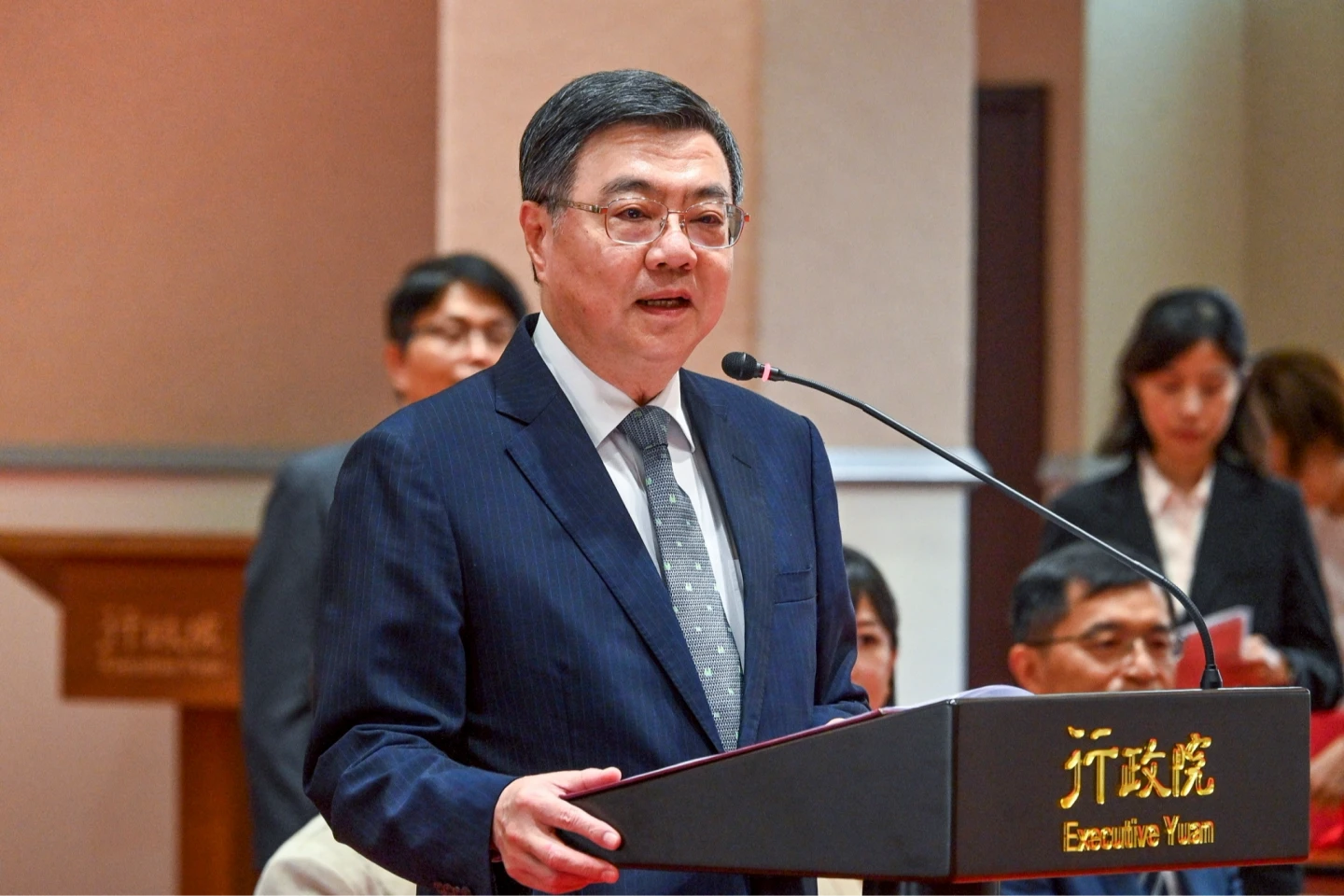 卓榮泰致詞。政院提供