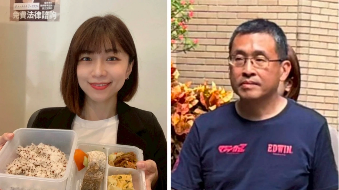 前議員林穎孟(左,取自FB@林穎孟)控告前夫林致光(右,民眾提供)傷害等罪。