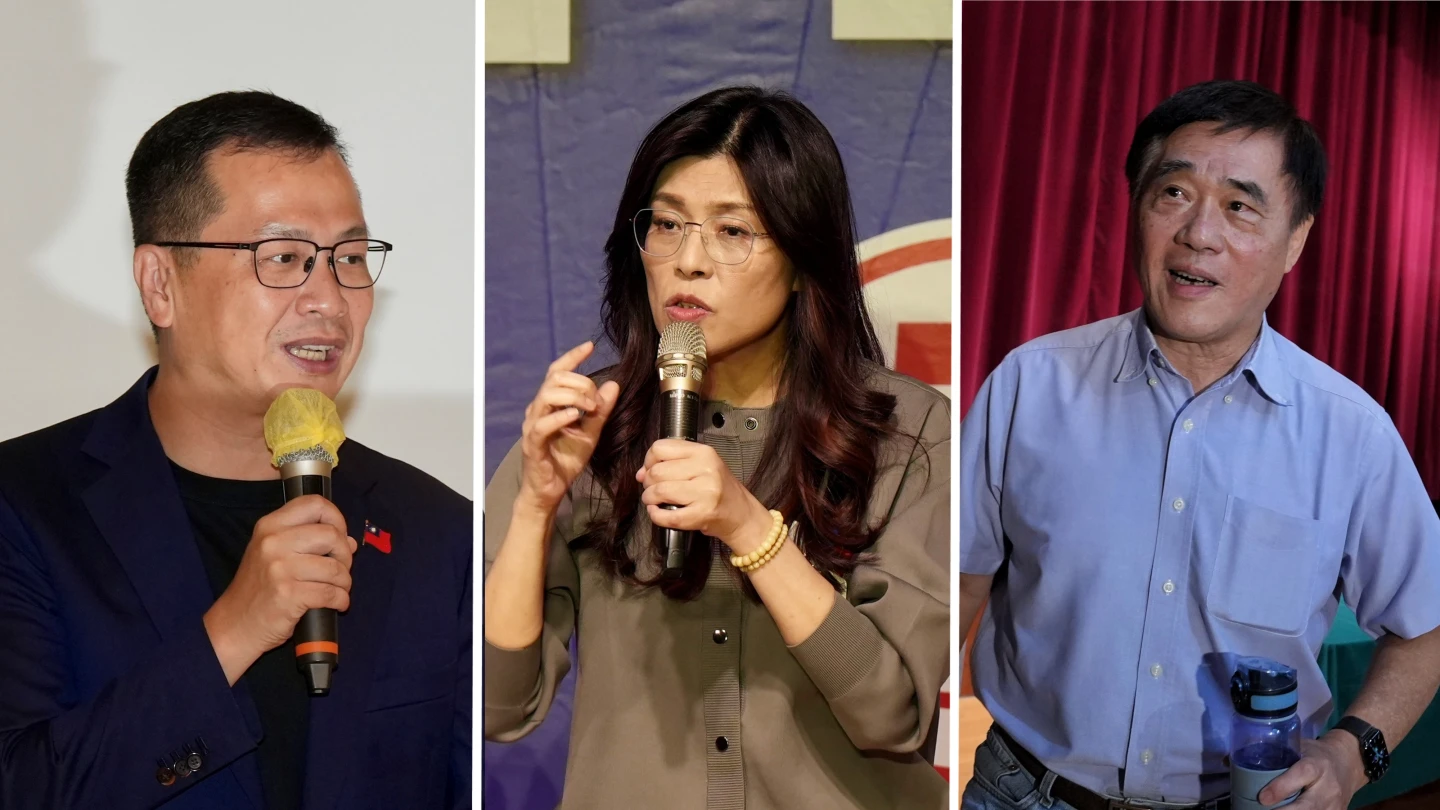 國民黨主席選舉倒數24小時,郝龍斌、鄭麗文、羅智強三強鼎立。梁建裕、林林攝