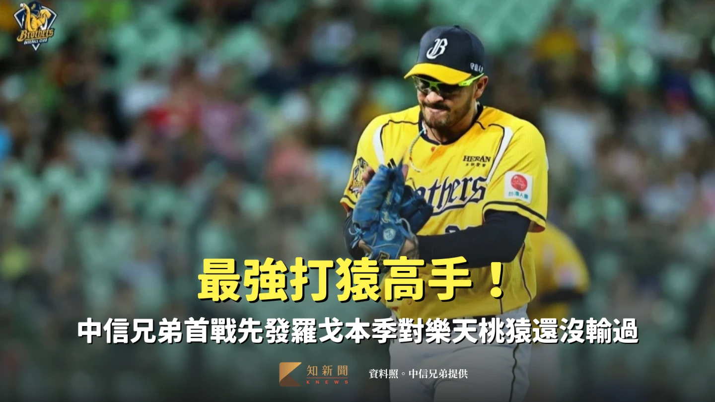 羅戈本季對戰樂天桃猿5戰全勝。資料照。中信兄弟提供